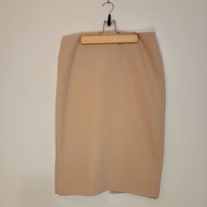 Tan Express Pencil Skirt, slight stretch, size 8